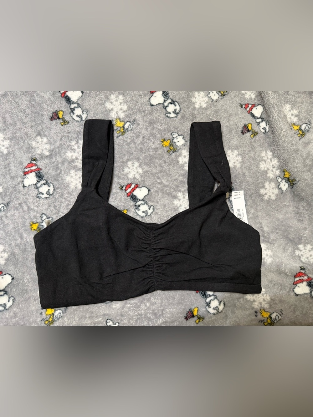 PINK Victoria's Secret Black Seamless Bralette